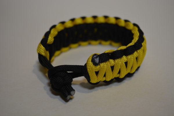 Náramek dvojité pletení TLUSTÝ - paracord Posouvací - Image 2