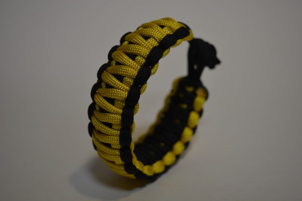 Náramek dvojité pletení TLUSTÝ - paracord Posouvací - Image 3